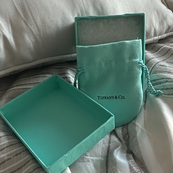 Tiffany & Co. Jewelry - Tiffany & Co. Turquoise Gift Box with Pouch (Authentic)